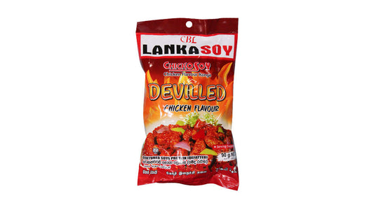 Lankasoy Devilled Chicken Flavored Soy Nuggets (90g)