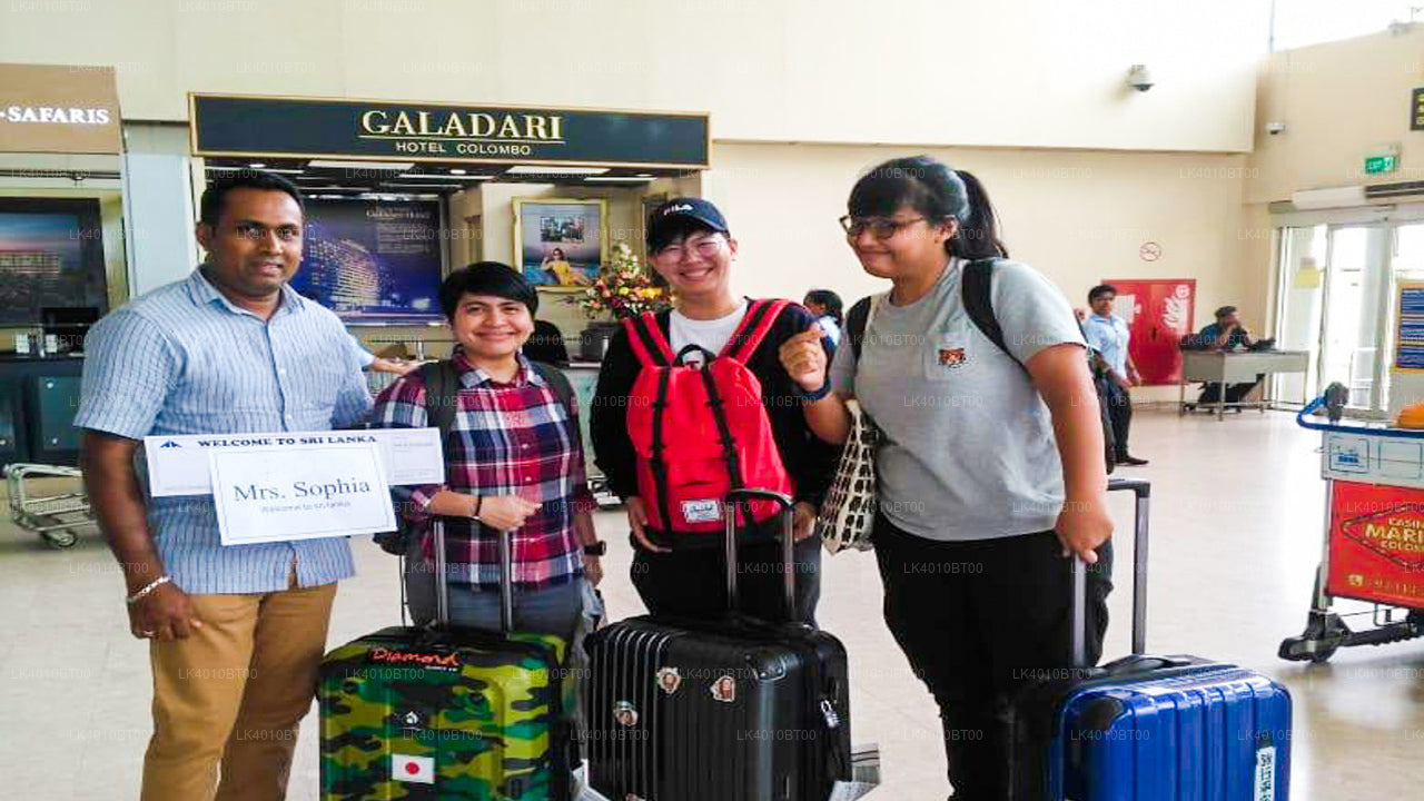 Traslado privado de Mannar City al aeropuerto de Colombo (CMB)