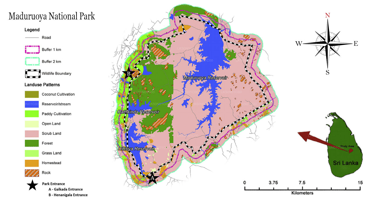 Maduru Oya National Park Private Safari