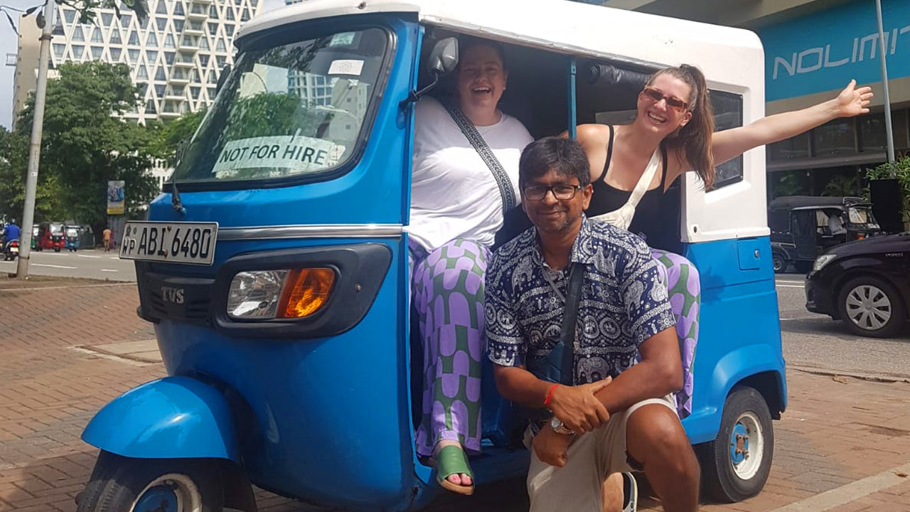 Aventura en tuk-tuk en Colombo