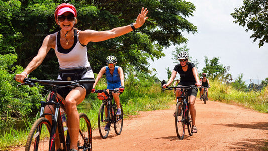 Divertido paseo en bicicleta en familia desde Galle