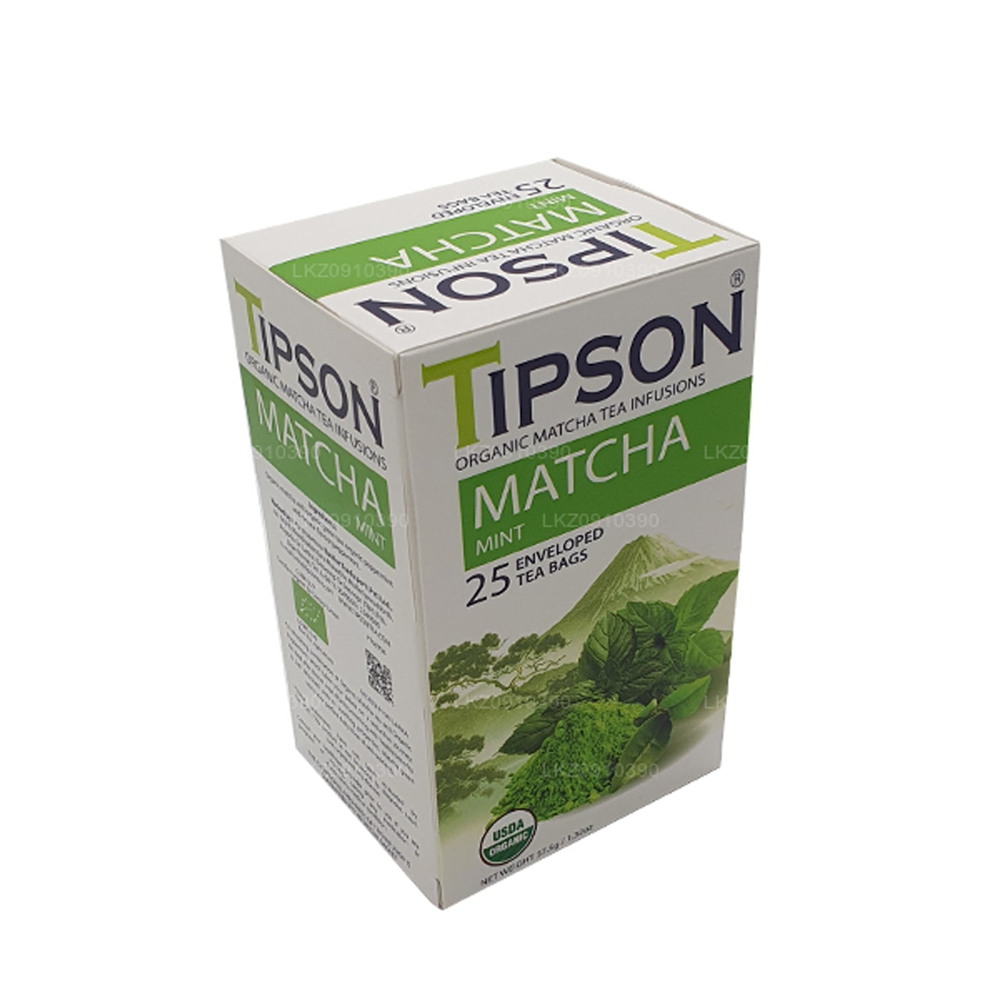 Matcha y menta orgánicos Tipson Tea (37,5 g)