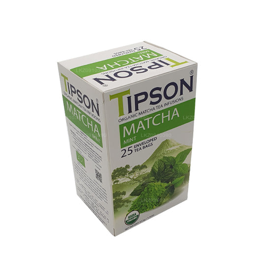 Matcha y menta orgánicos Tipson Tea (37,5 g)