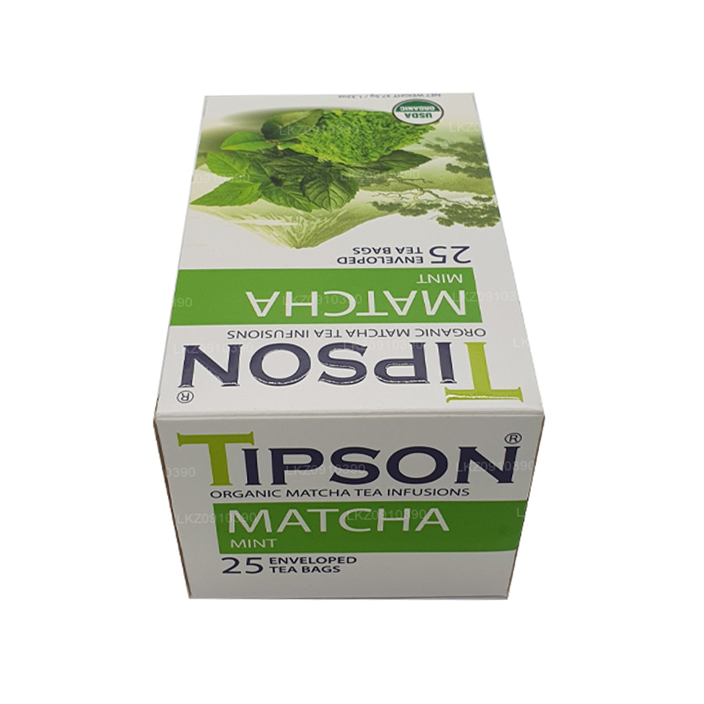 Matcha y menta orgánicos Tipson Tea (37,5 g)