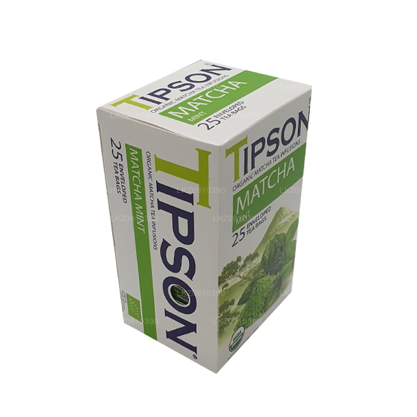 Matcha y menta orgánicos Tipson Tea (37,5 g)