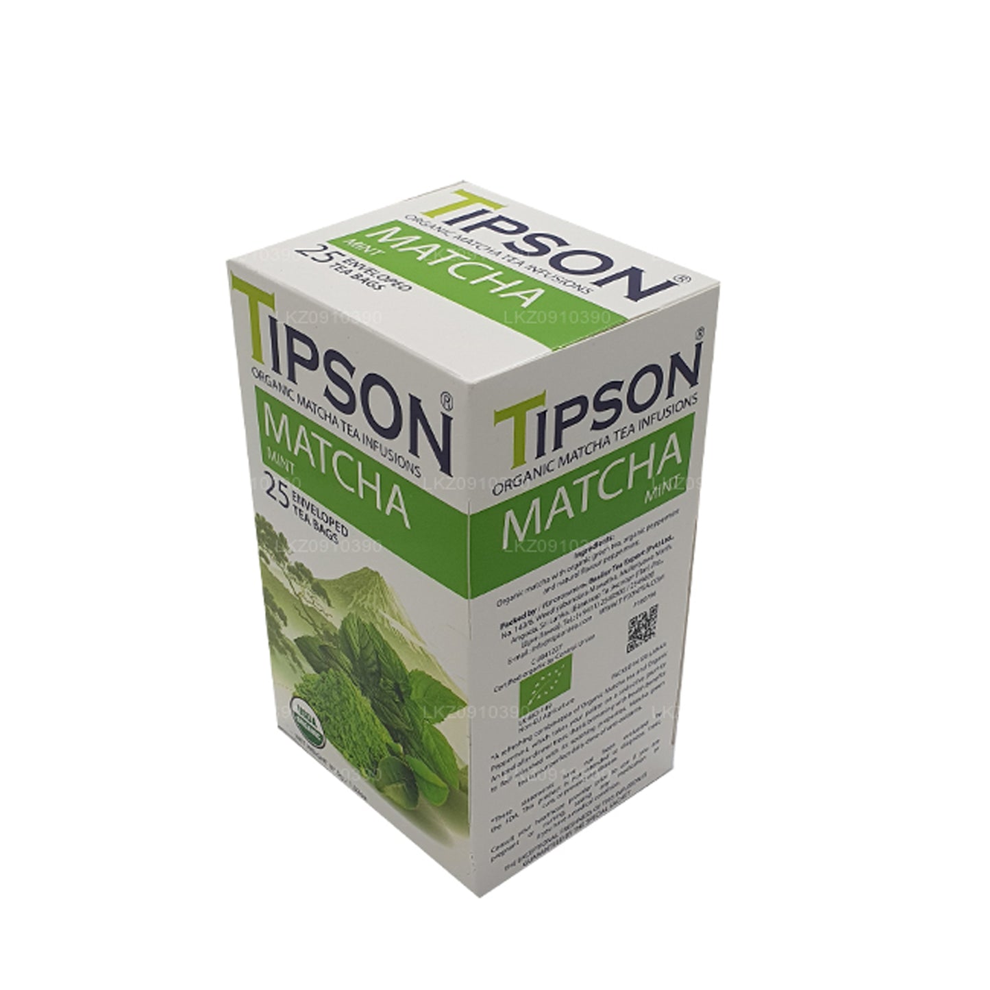 Matcha y menta orgánicos Tipson Tea (37,5 g)