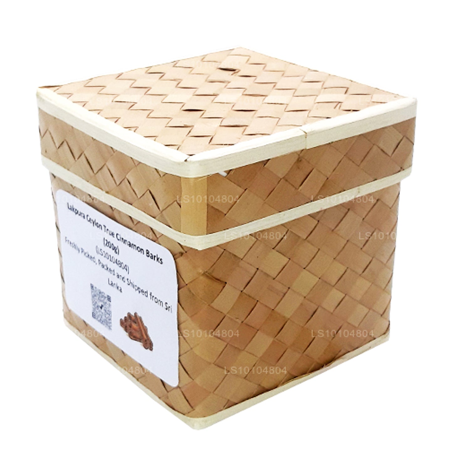 Cortezas de canela auténticas de Ceilán Organic de Lakpura (200 g), caja