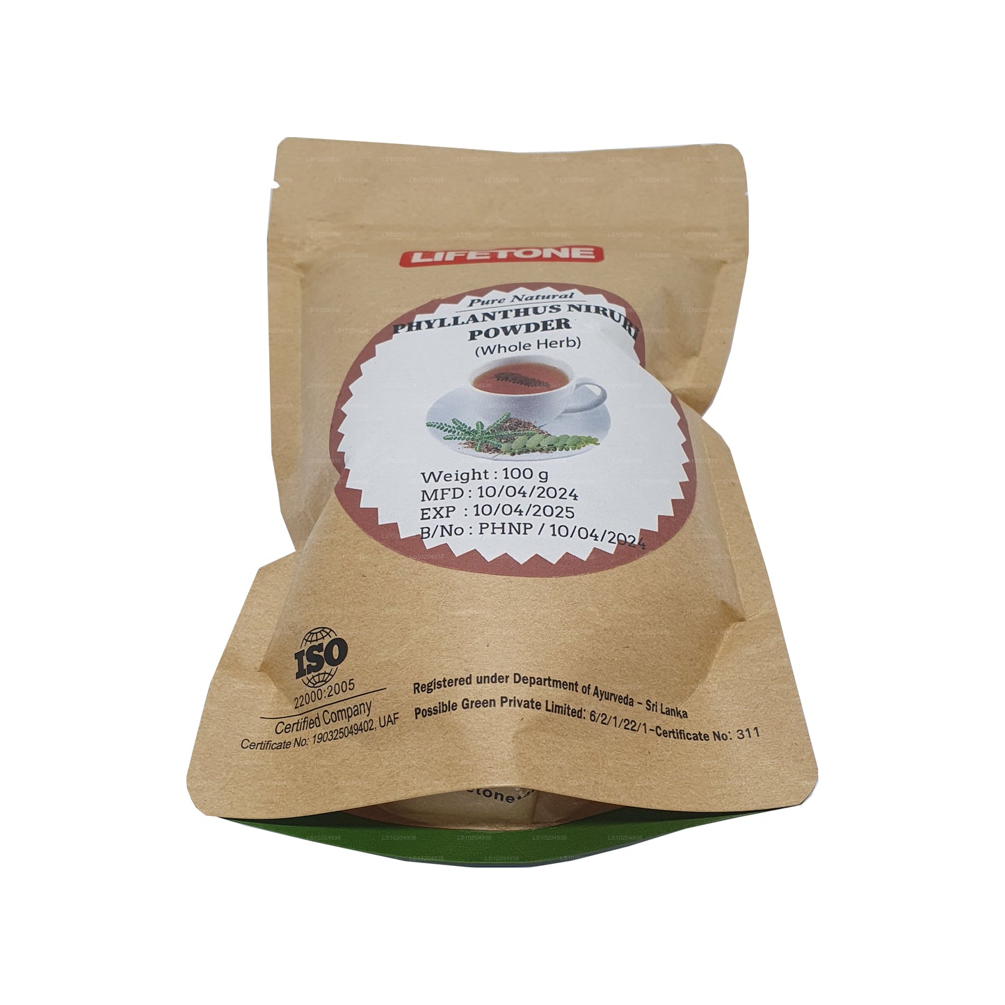 Lifetone Phylanthus Niruri en polvo (100 g)