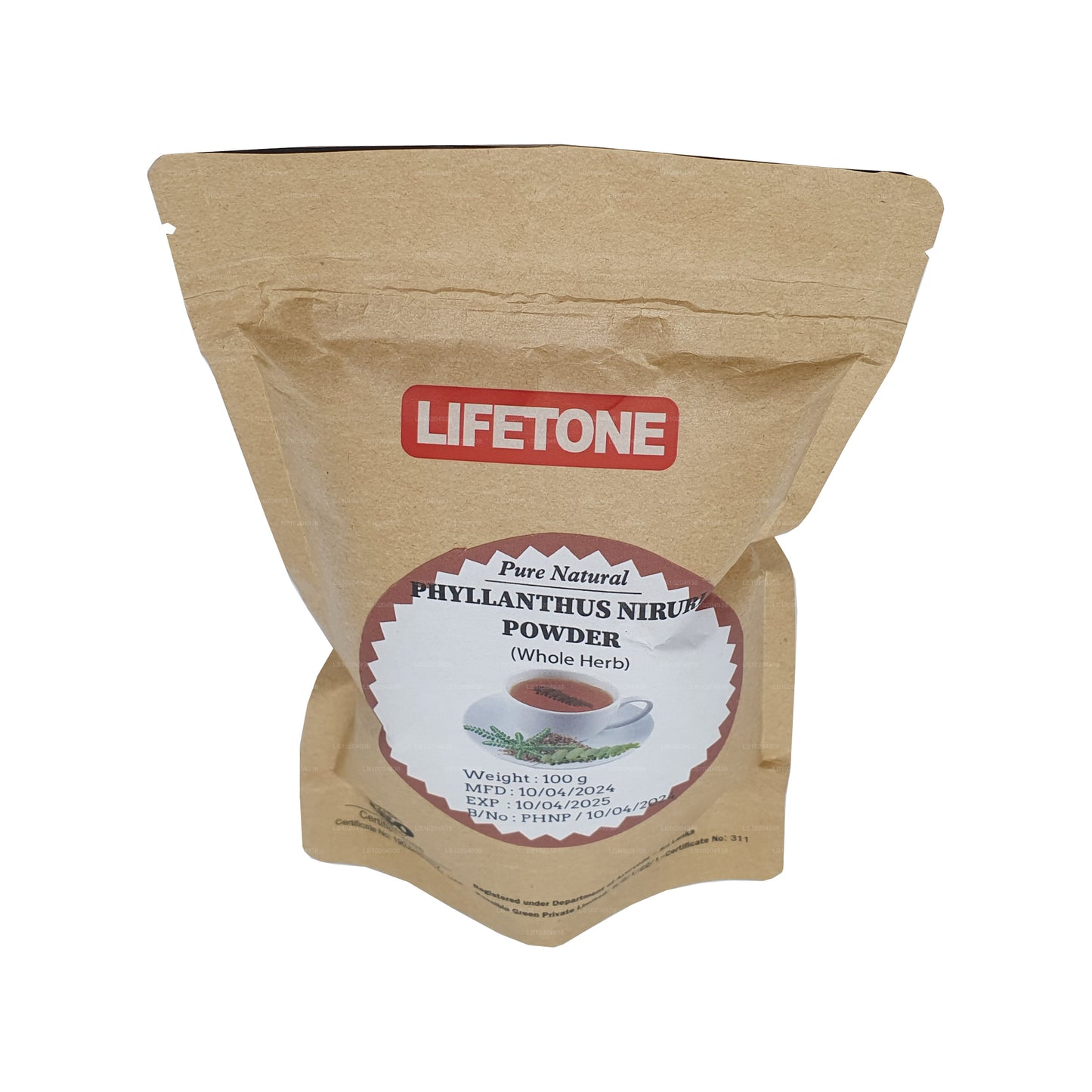 Lifetone Phylanthus Niruri en polvo (100 g)