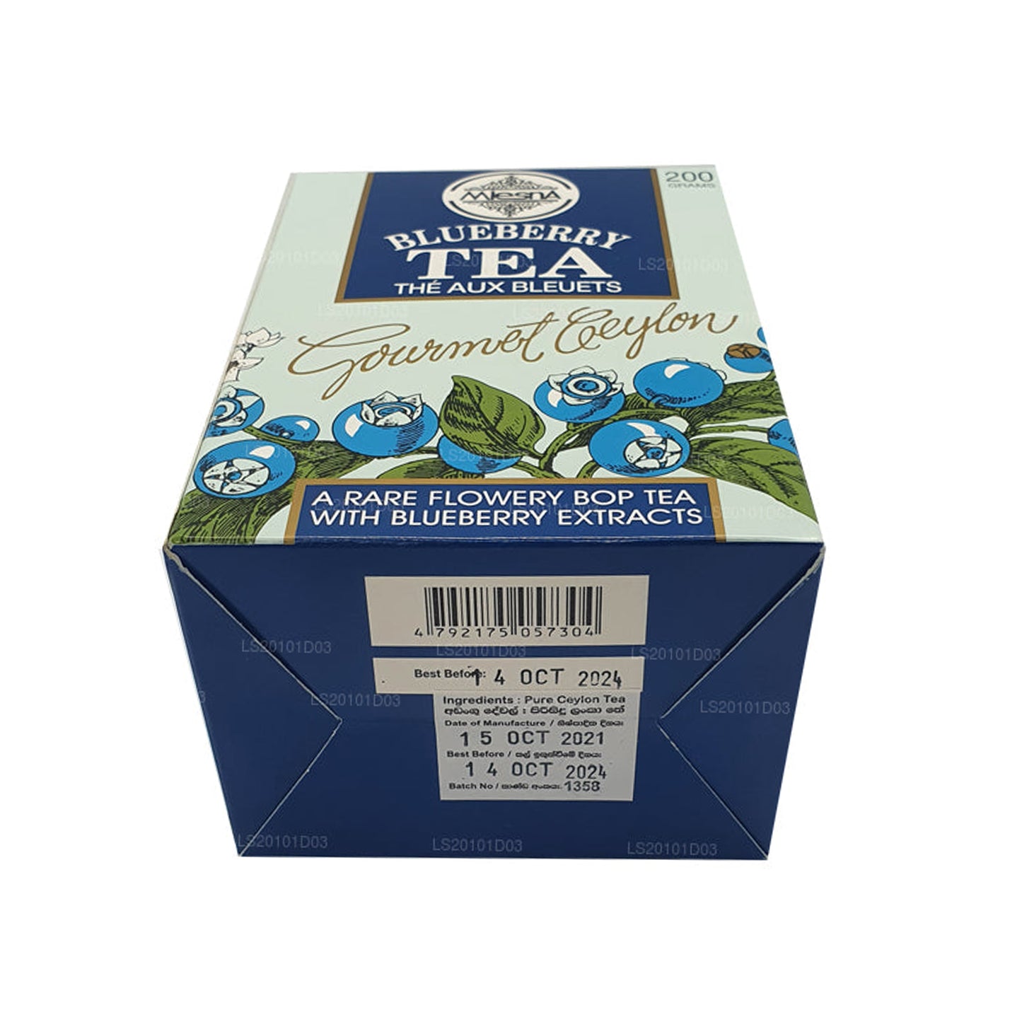 Té de hojas Mlesna Blueberry BOP (200 g)