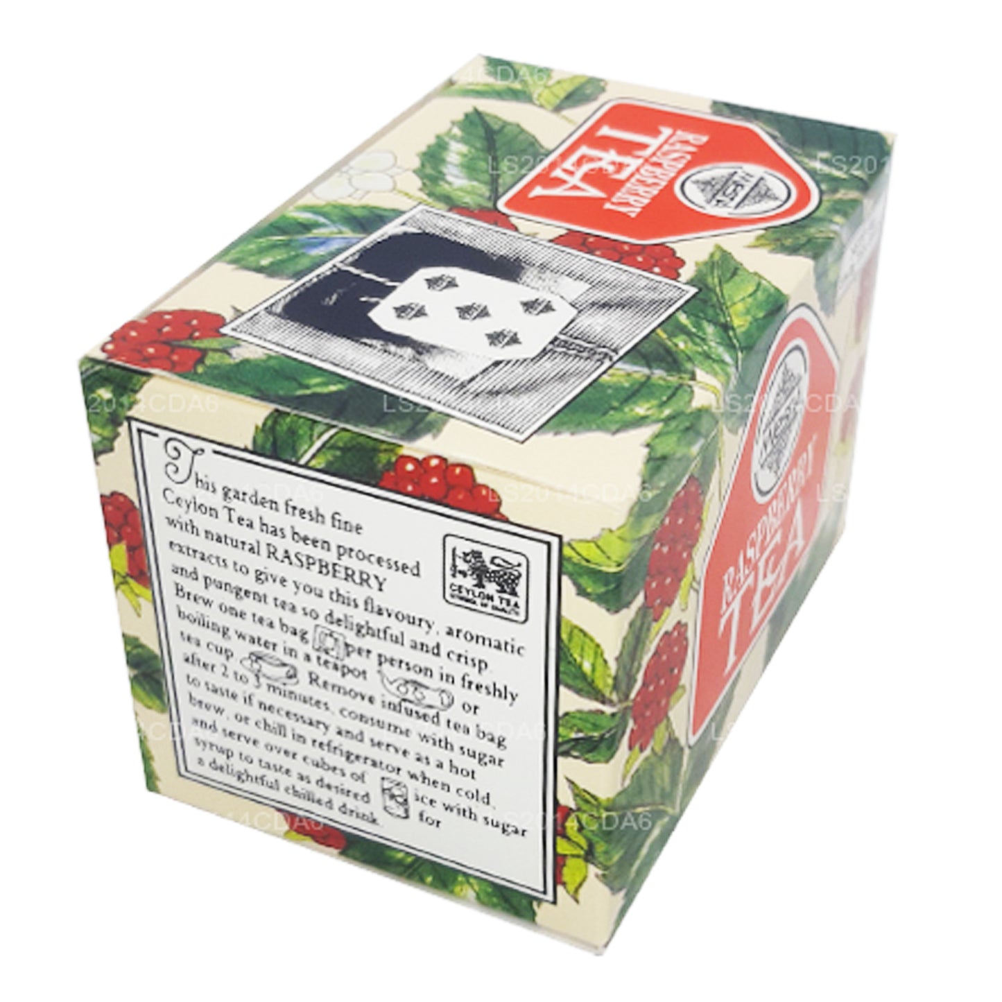 Té de frambuesa Melsna (50 g) 25 bolsitas de té