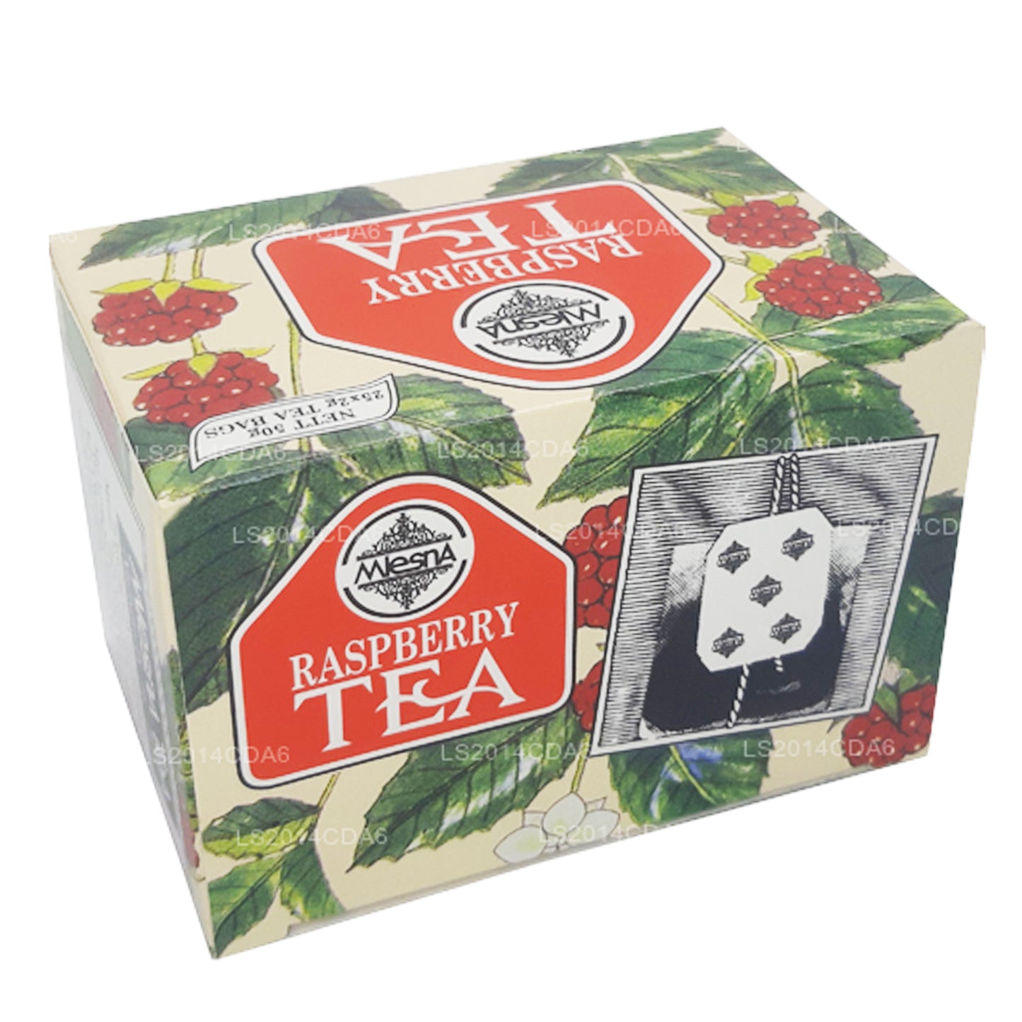 Té de frambuesa Melsna (50 g) 25 bolsitas de té