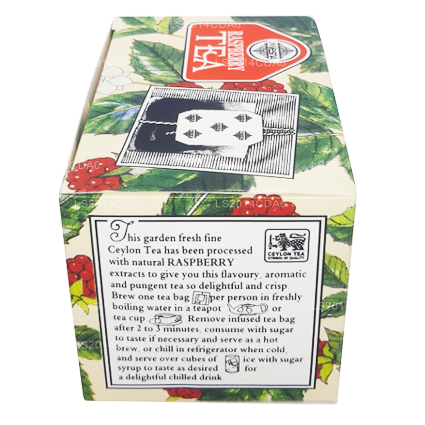 Té de frambuesa Melsna (50 g) 25 bolsitas de té