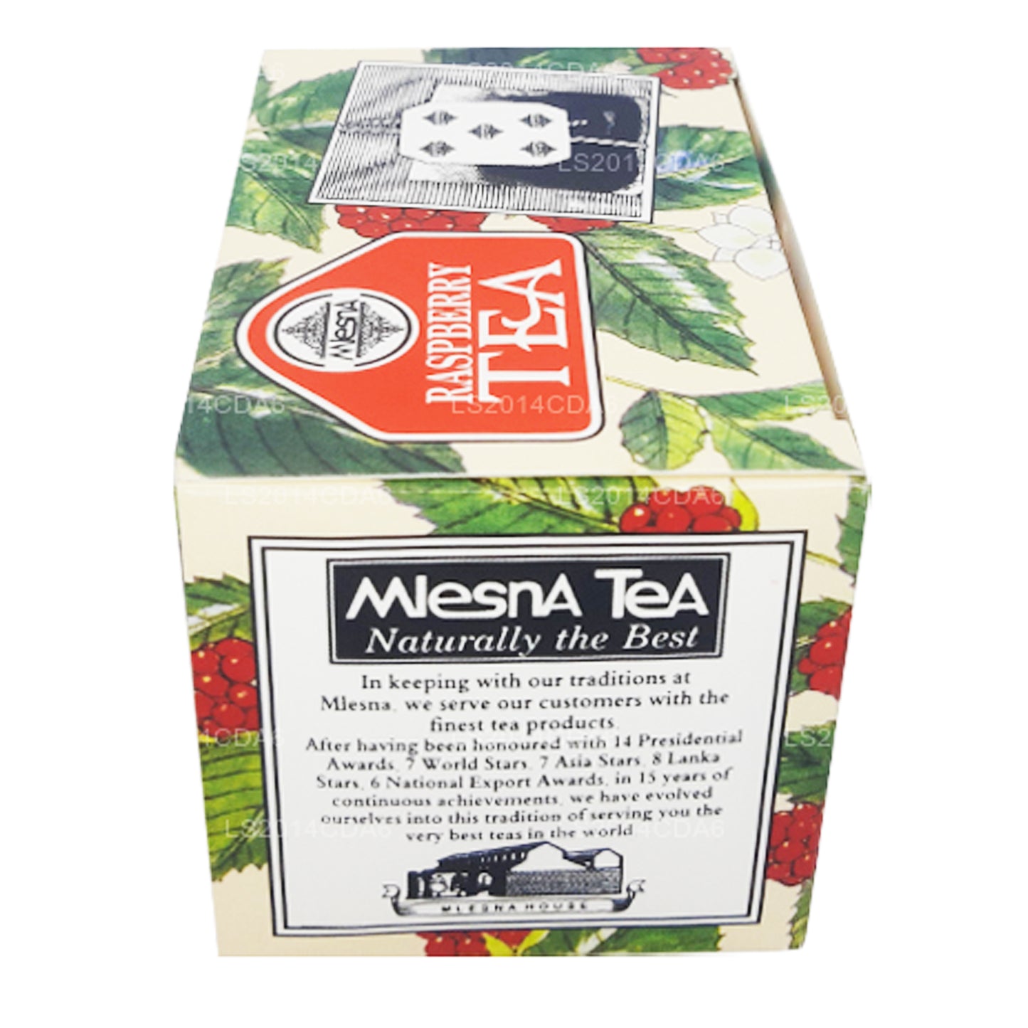 Té de frambuesa Melsna (50 g) 25 bolsitas de té