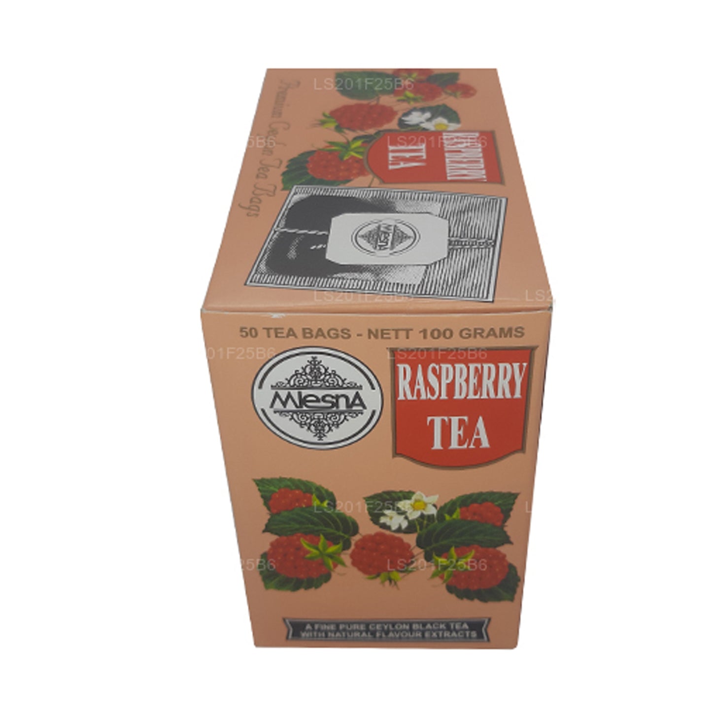 Té de frambuesa Melsna (100 g) 50 bolsitas de té