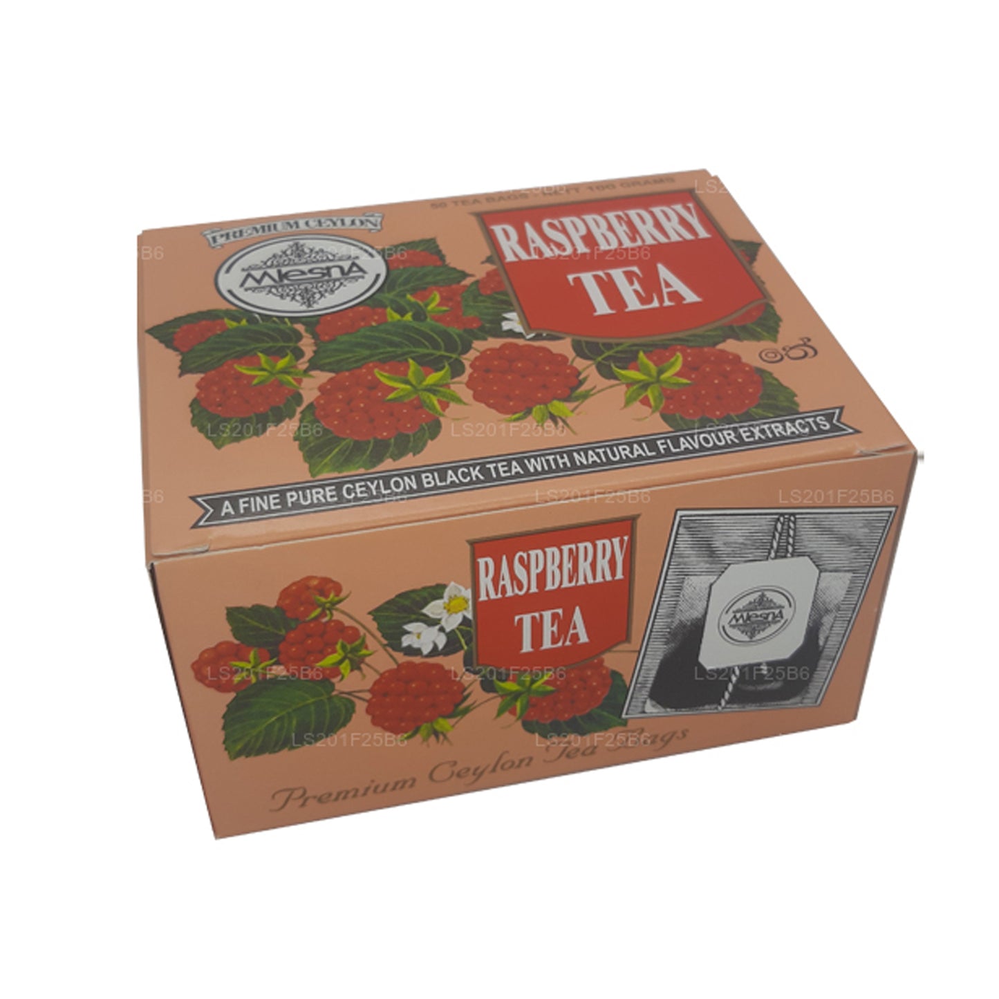 Té de frambuesa Melsna (100 g) 50 bolsitas de té