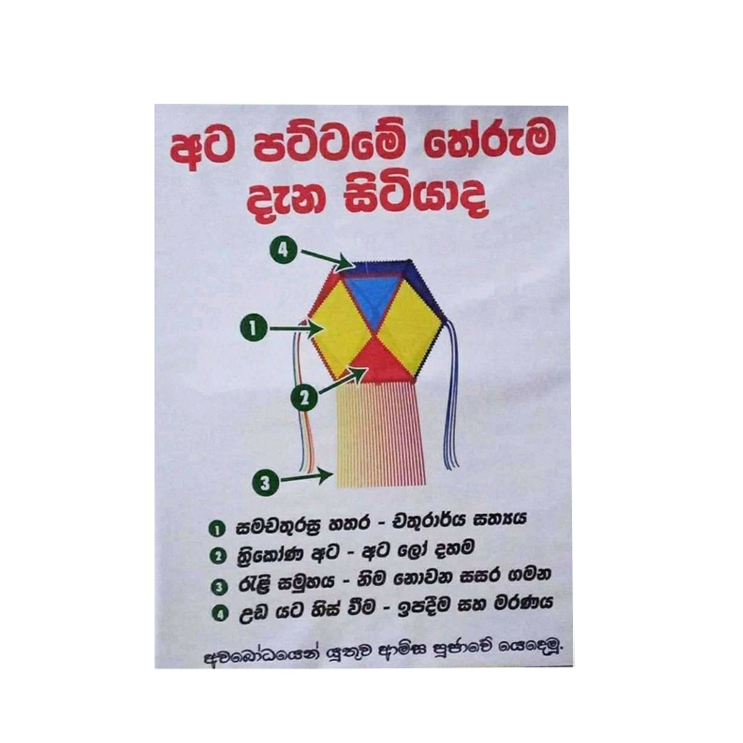 Faroles Vesak (Atapattam Koodu) de plástico