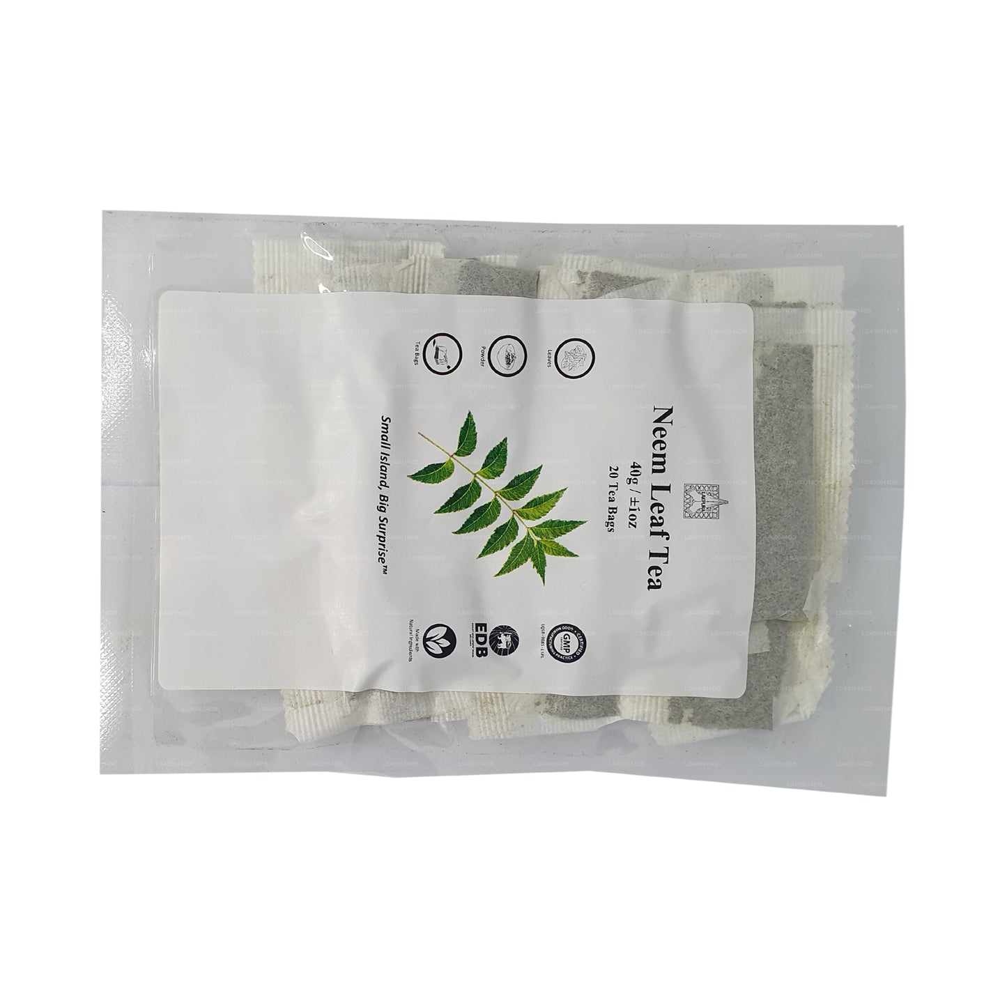 Té de hojas de neem Lakpura (40 g) 20 bolsitas de té