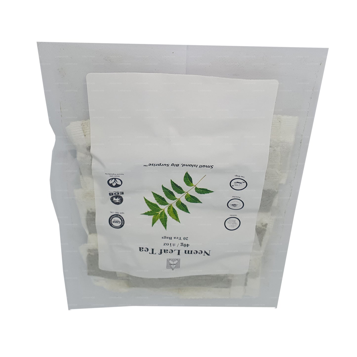 Té de hojas de neem Lakpura (40 g) 20 bolsitas de té