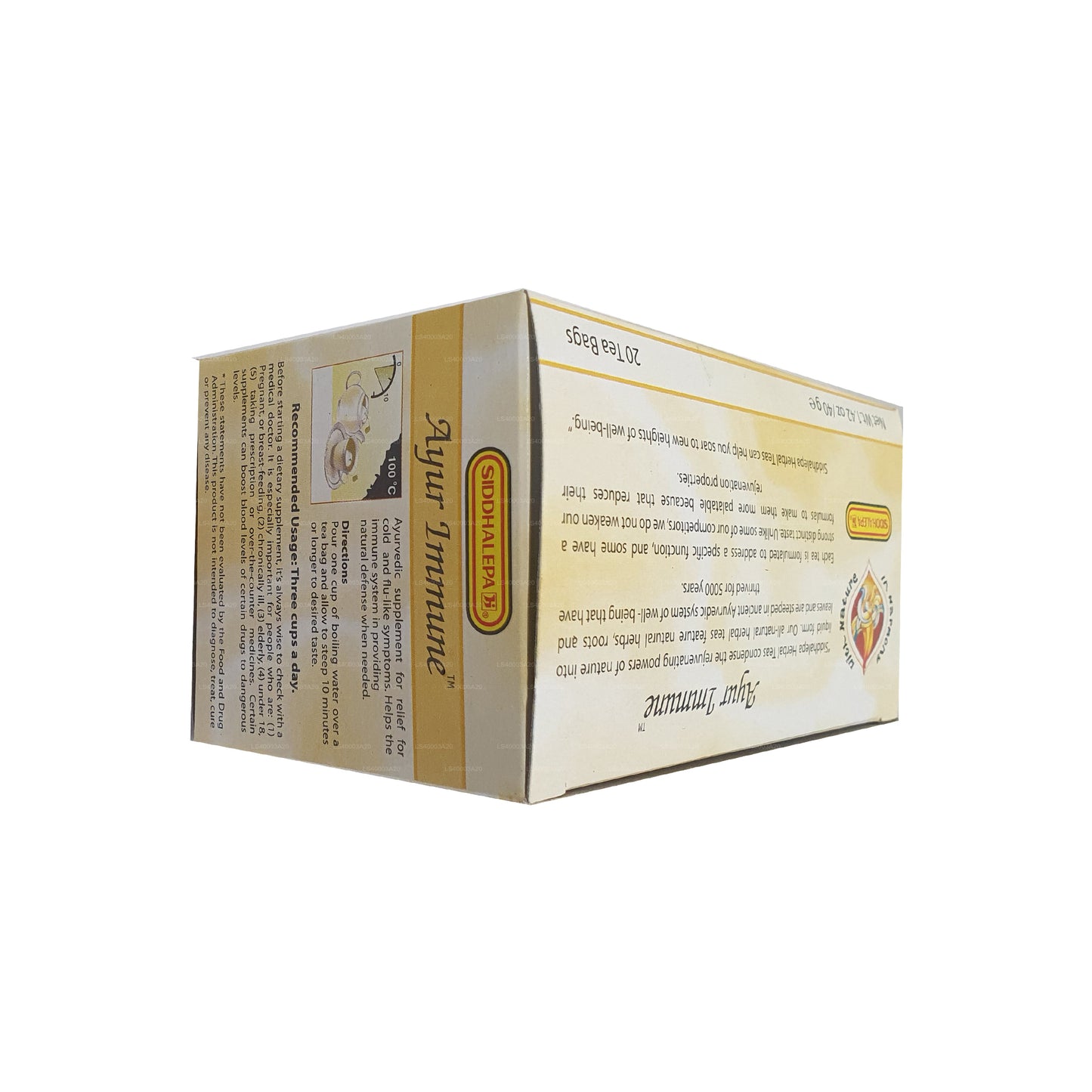 Té inmunitario Siddhalepa Ayur (40 g)