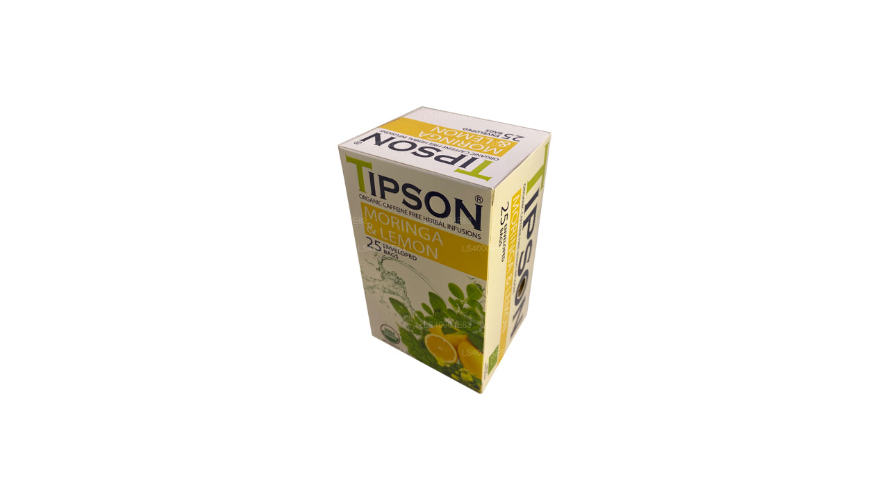 Té de moringa y limón Tipson (37,5 g), 25 bolsitas de té
