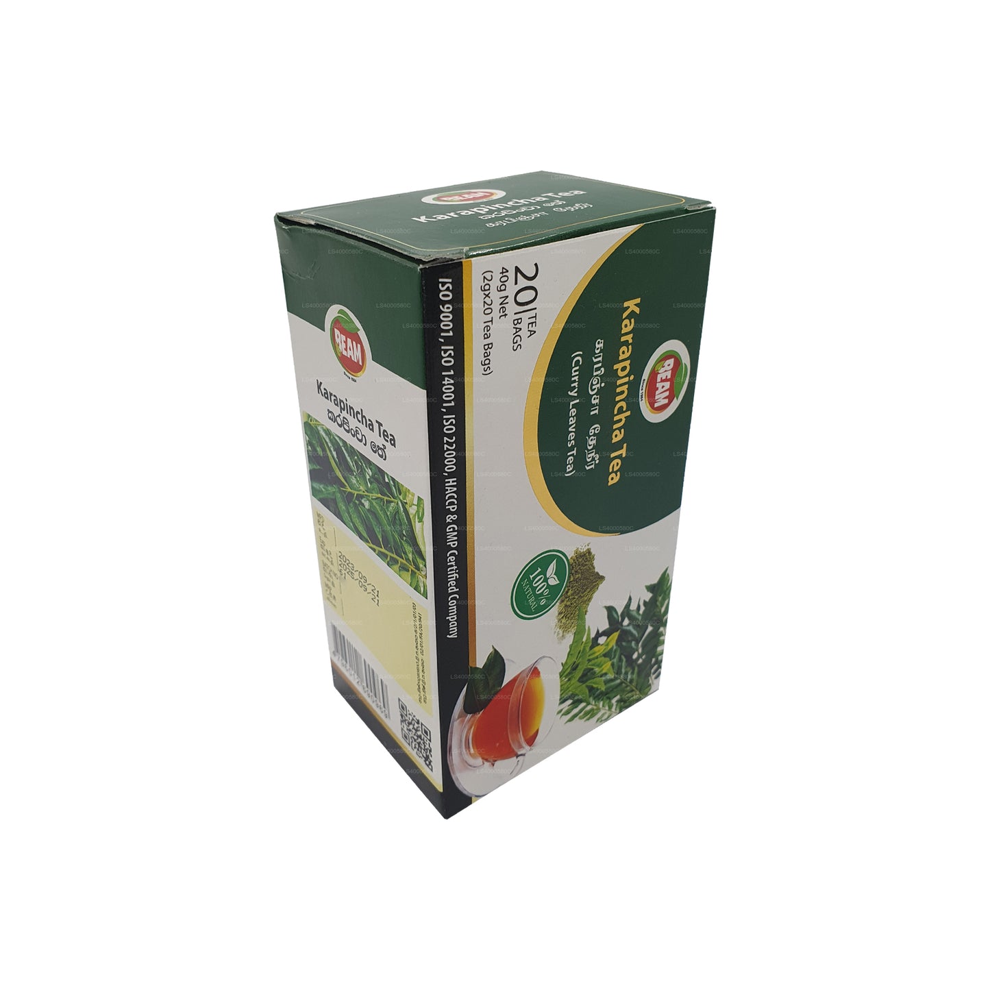 Té Beam Karapincha (40 g) 20 bolsitas de té