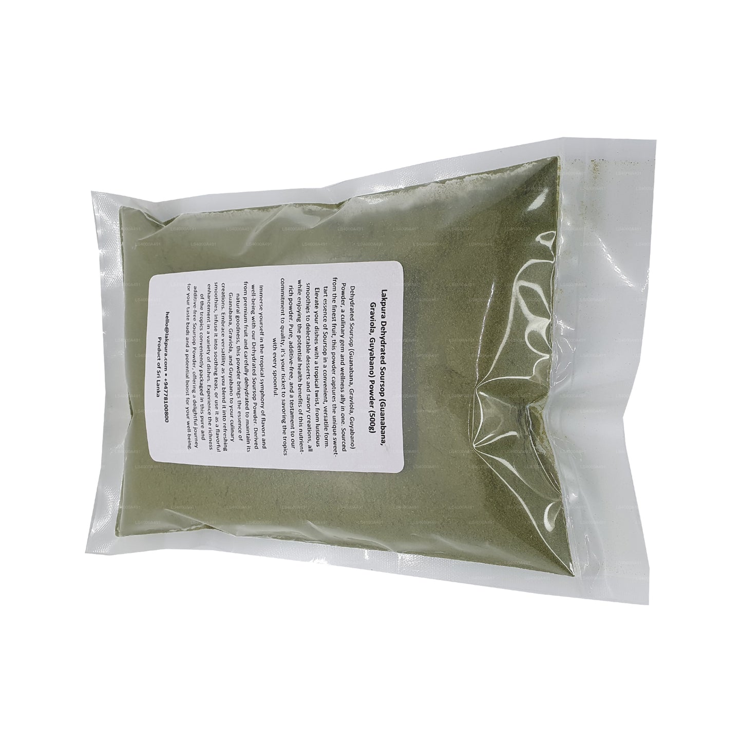 Graviola de guanábana orgánica Lakpura en polvo (100 g)