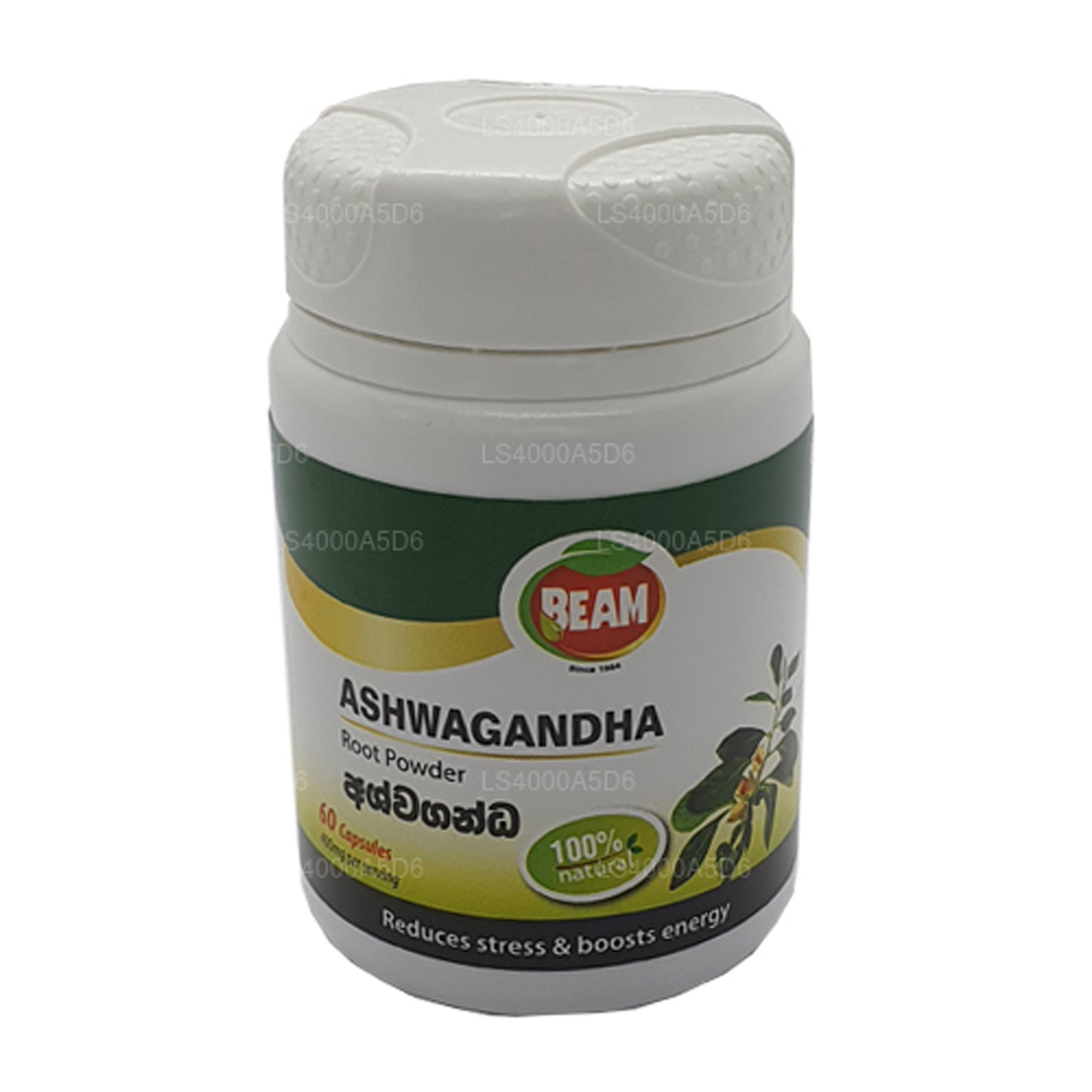 Cápsulas Beam Ashwagandha (60 cápsulas)