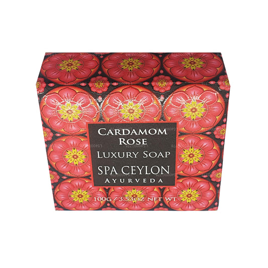 Jabón de lujo Spa Ceylon Cardamom Rose (100 g)