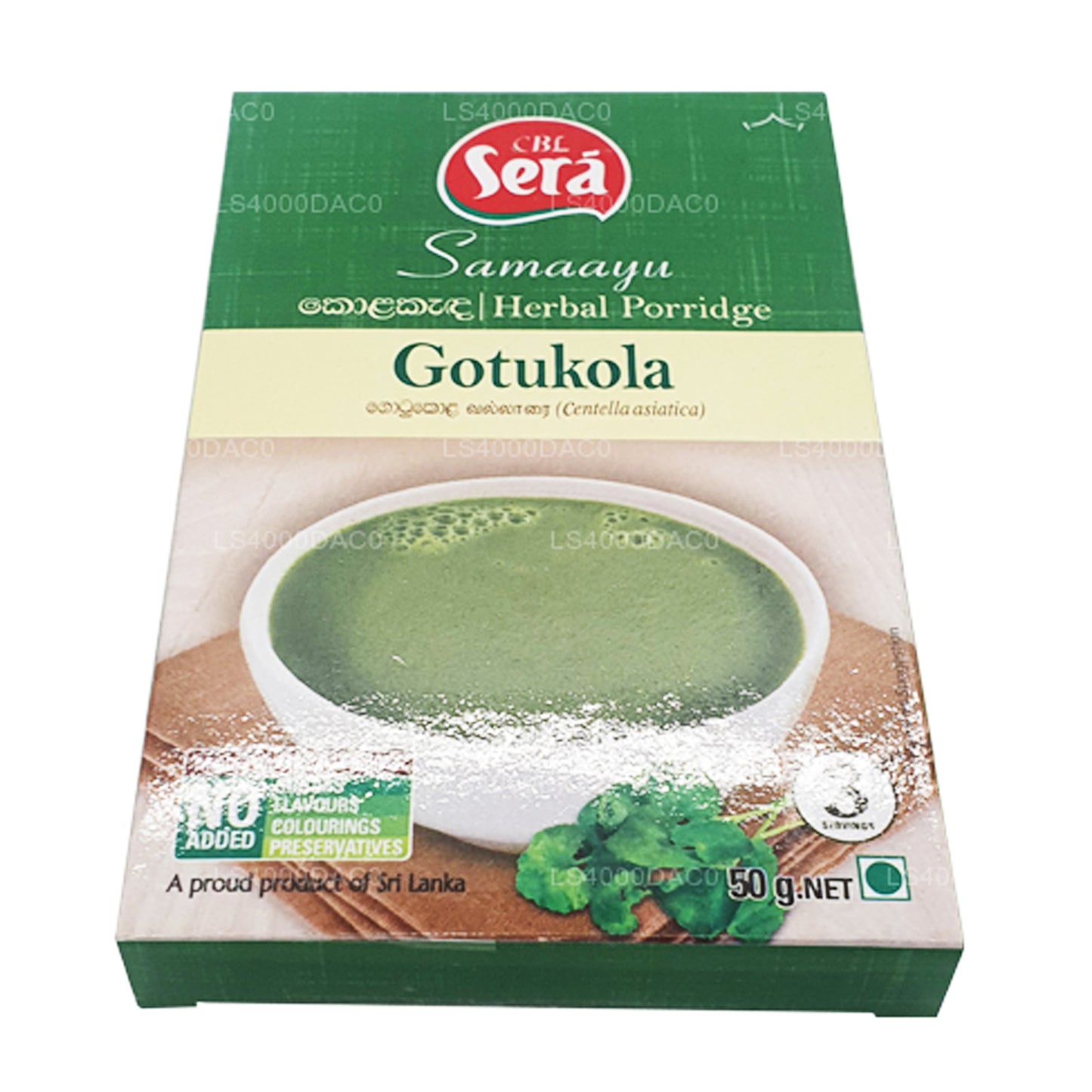 Gachas de hierbas Sera Gotukola (50 g)