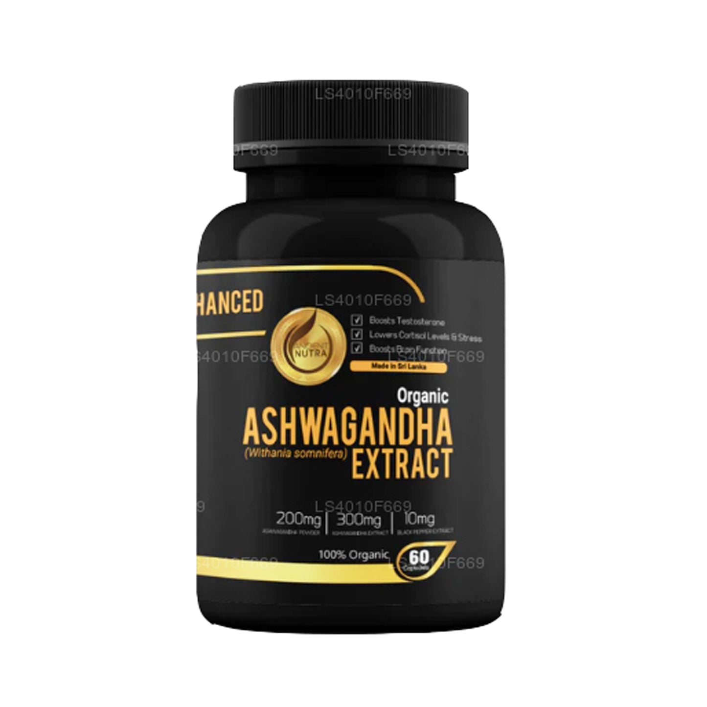 Extracto de Ashwagandha de Ancient Nutra (60 cápsulas)