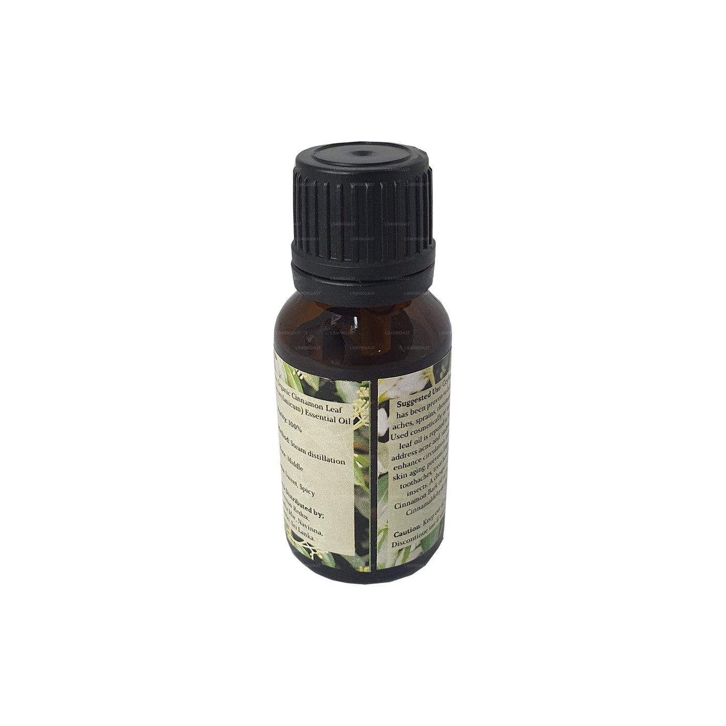 Aceite esencial de hoja de canela Lakpura (15 ml)