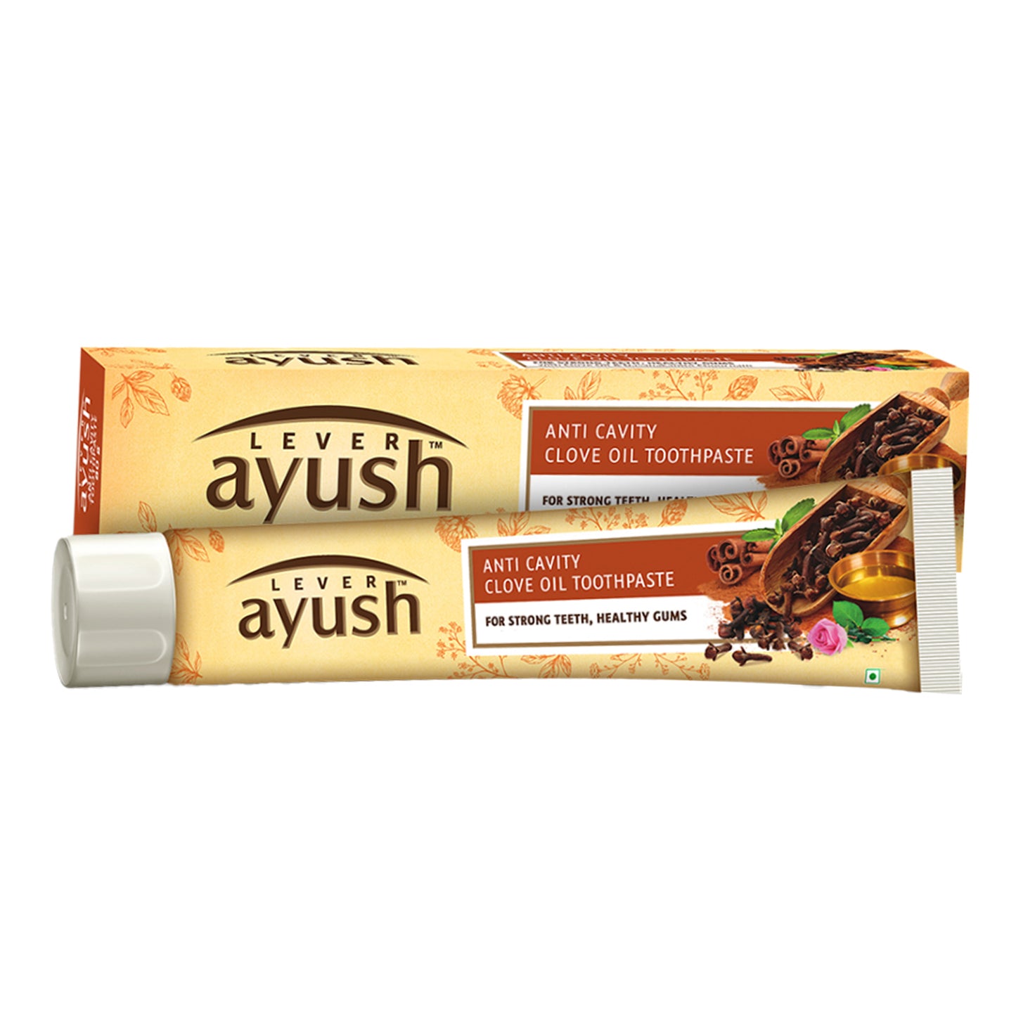 Pasta de dientes con aceite de clavo anti caries Ayush