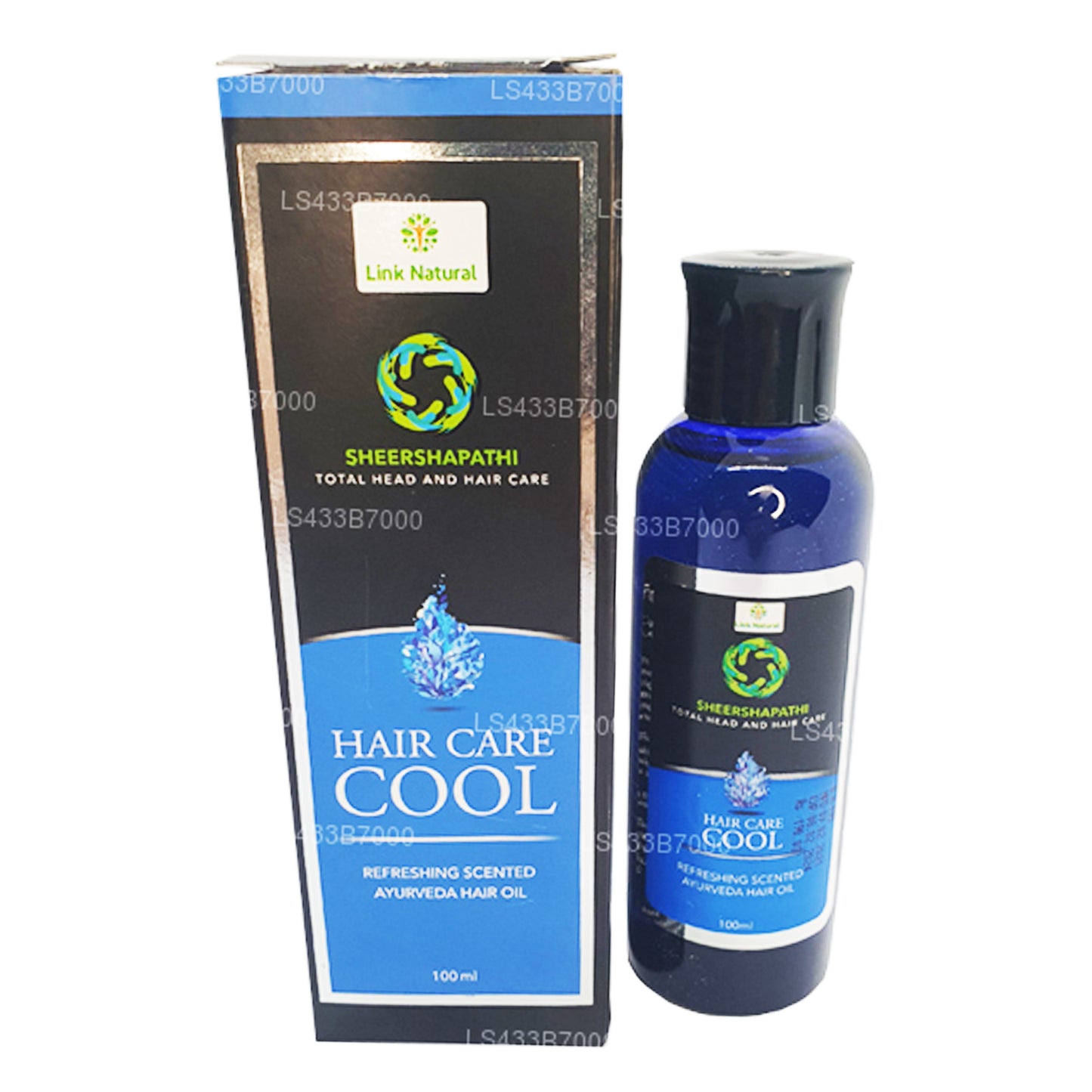 Gel refrescante para el cabello Link Natural Sheershappathi (100 ml)