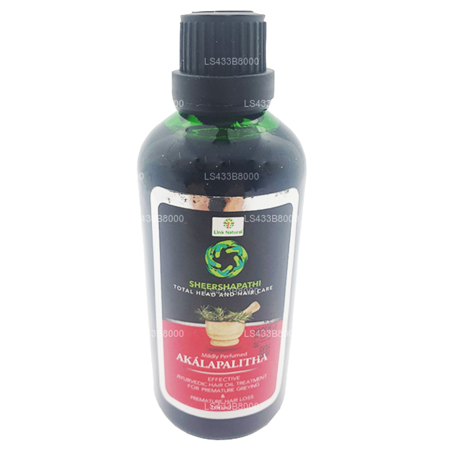 Aceite ayurvédico para el cabello Link Natural Akalapalitha (100 ml)