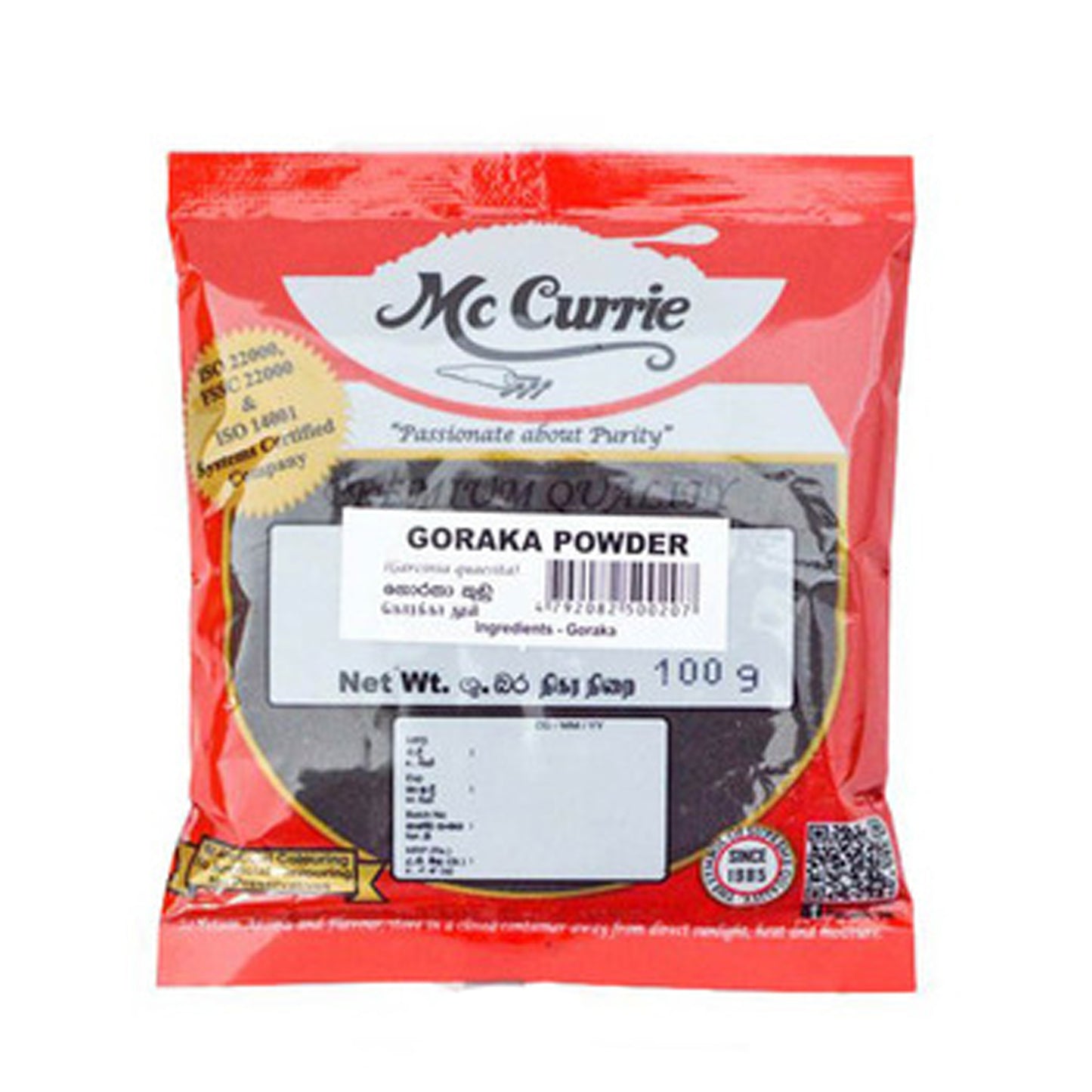 Mc Currie Goraka en polvo (100 g)