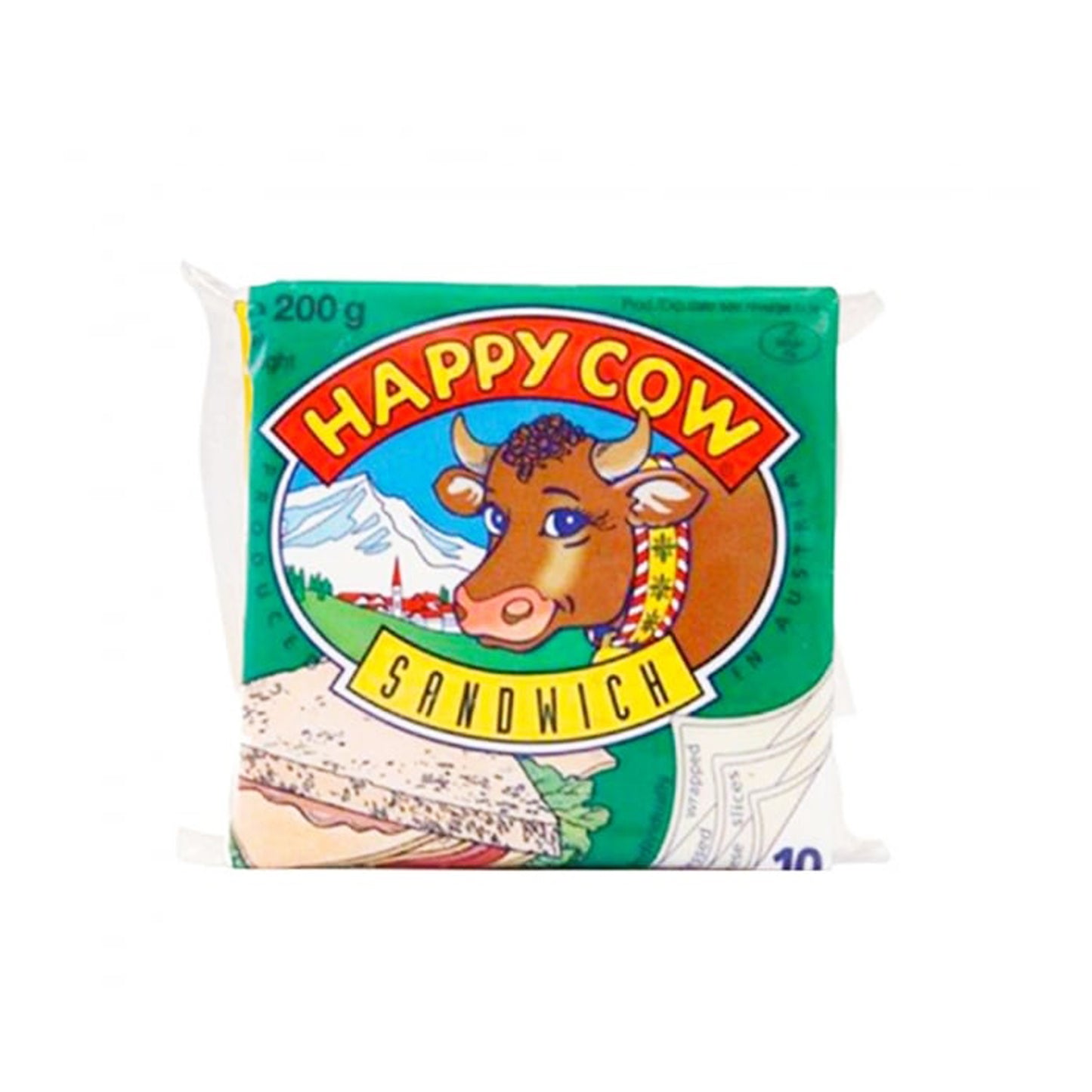 Sándwich de lonchas de queso Happy Cow (200 g)