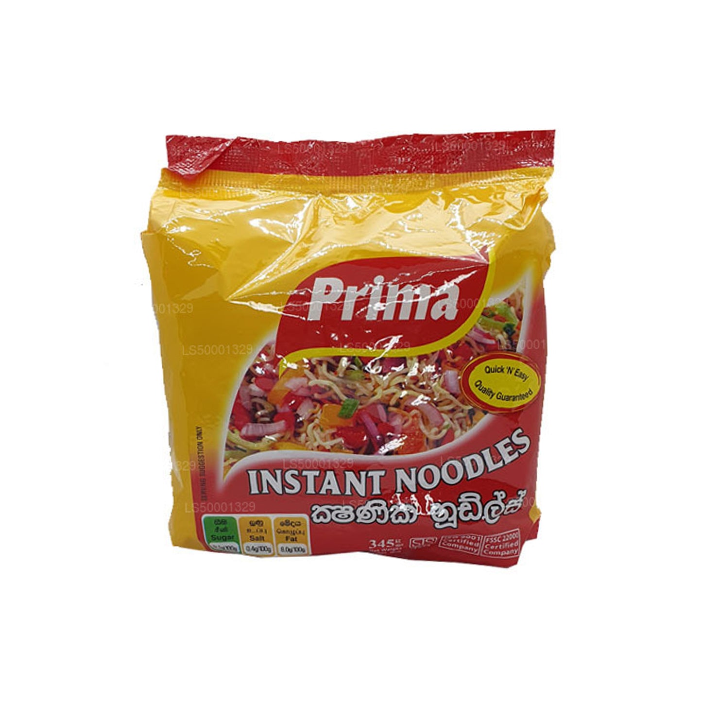 Fideos instantáneos Prima (345 g)