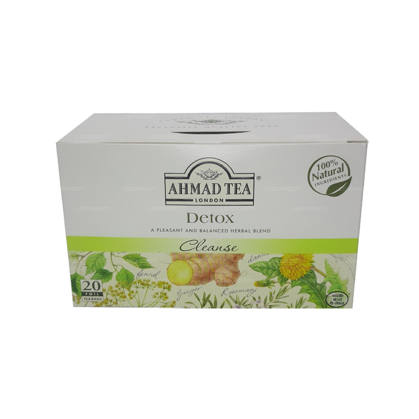 Ahmad Tea Detox Cleanse (20 bolsas de té)