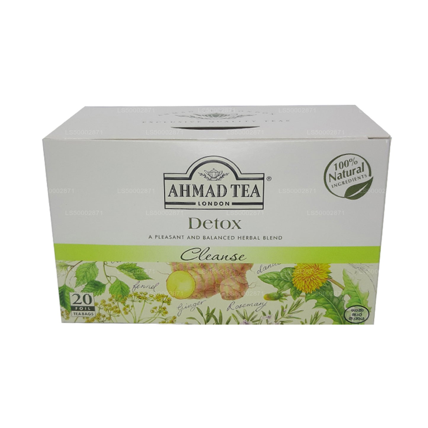 Ahmad Tea Detox Cleanse (20 bolsas de té)