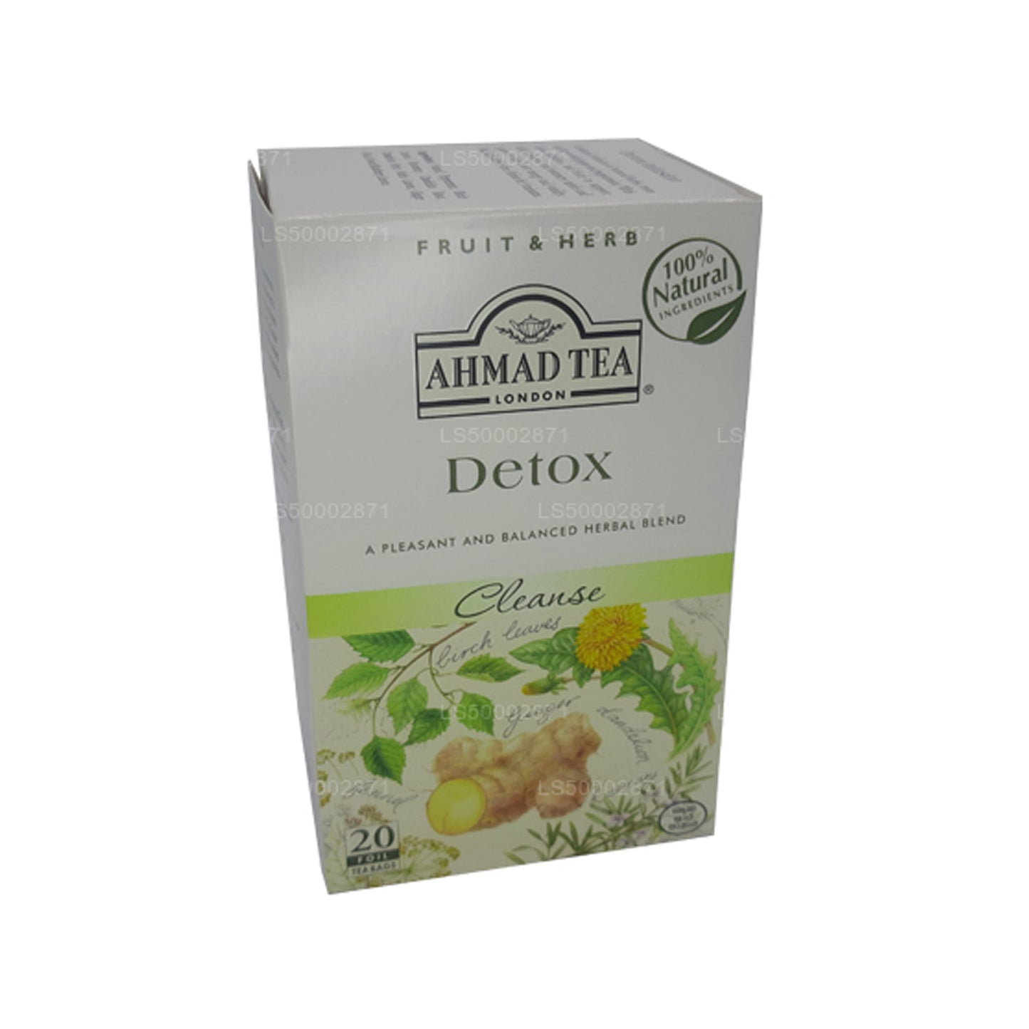 Ahmad Tea Detox Cleanse (20 bolsas de té)