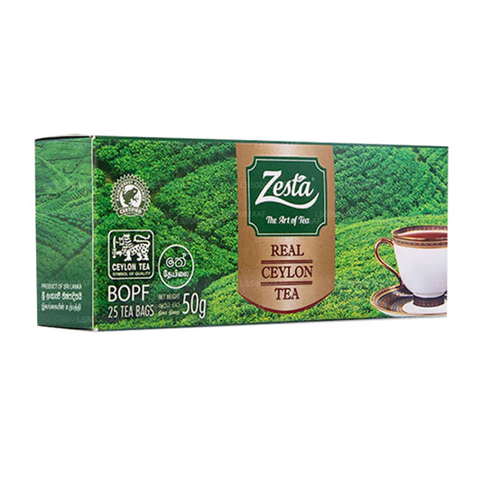 Té de Ceilán Zesta Real (50 g), 25 bolsitas de té