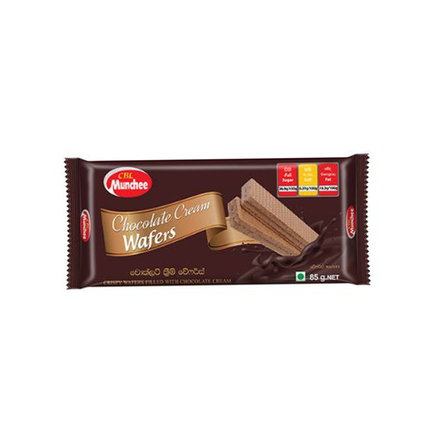 Obleas de crema de chocolate Munchee (85 g)