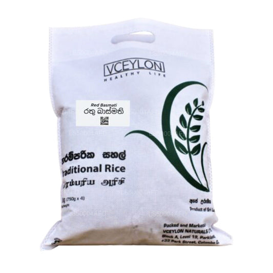 Basmati rojo de Ceilán (3 kg)