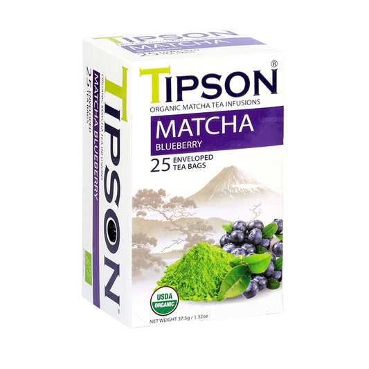 Arándano Matcha orgánico Tipson Tea (37,5 g)