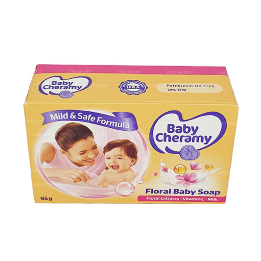Jabón para bebés Baby Cheramy Floral (95 g)
