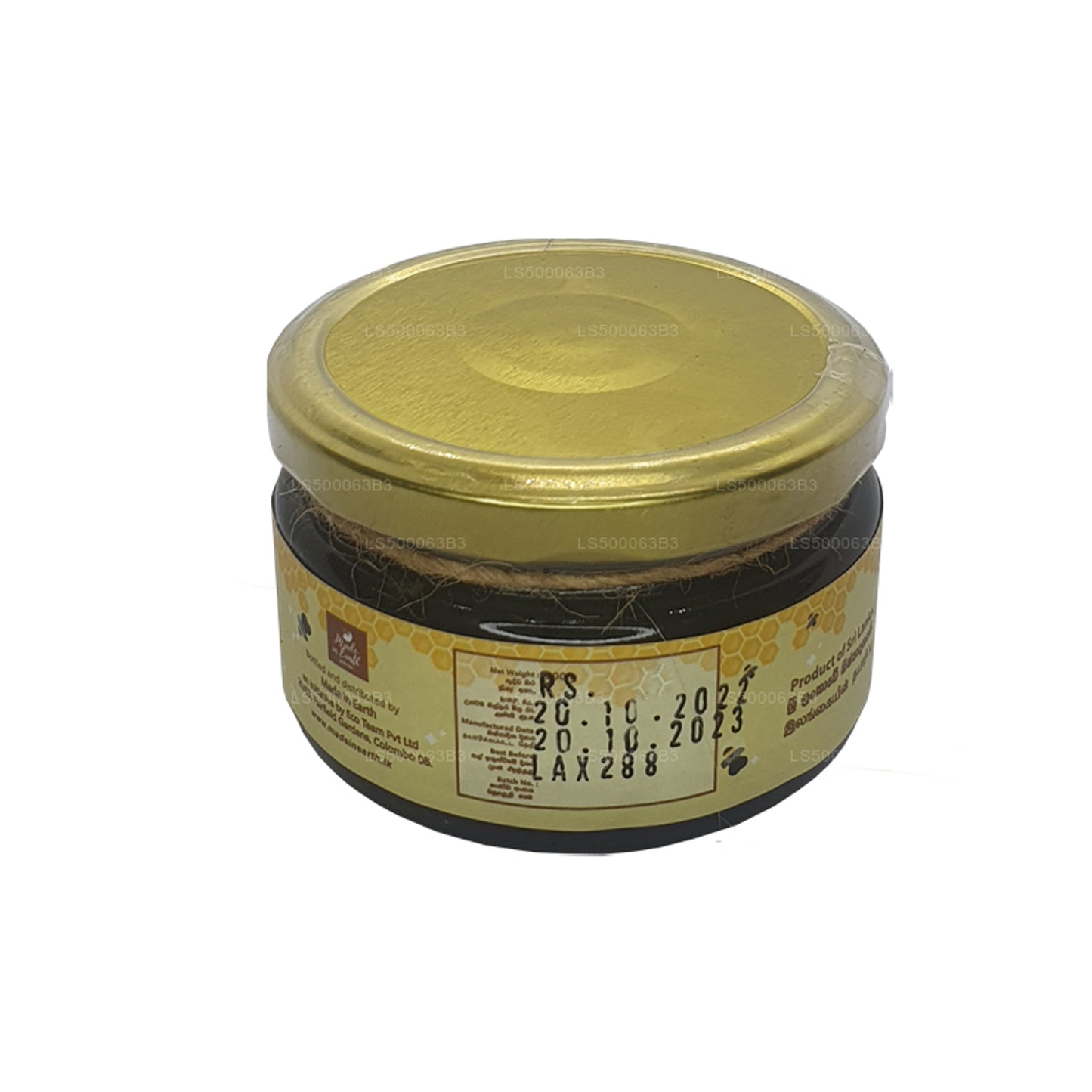 Miel de abeja de bosque pura Made in Earth (200 g)