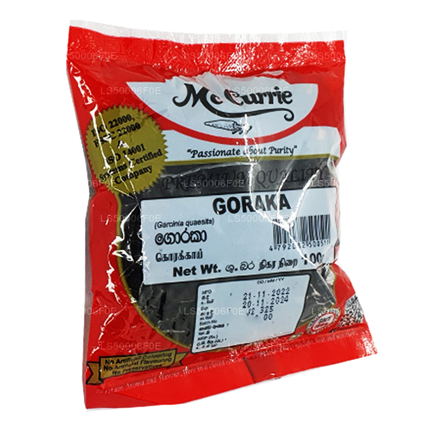 Mc Currie Goraka entero (100 g)