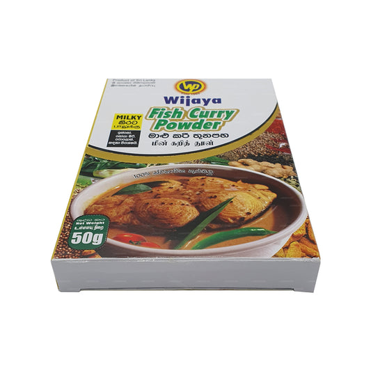 Polvo de curry de pescado lechoso Wijaya (50 g)