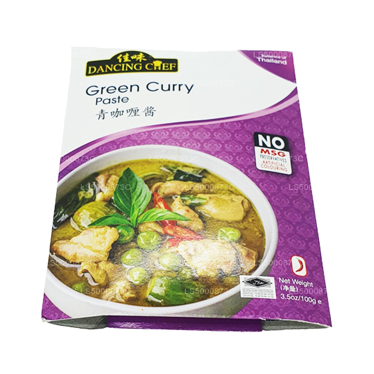 Pasta de curry verde de Dancing Chef (100 g)